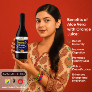 aloe vera with orange juice 500ml