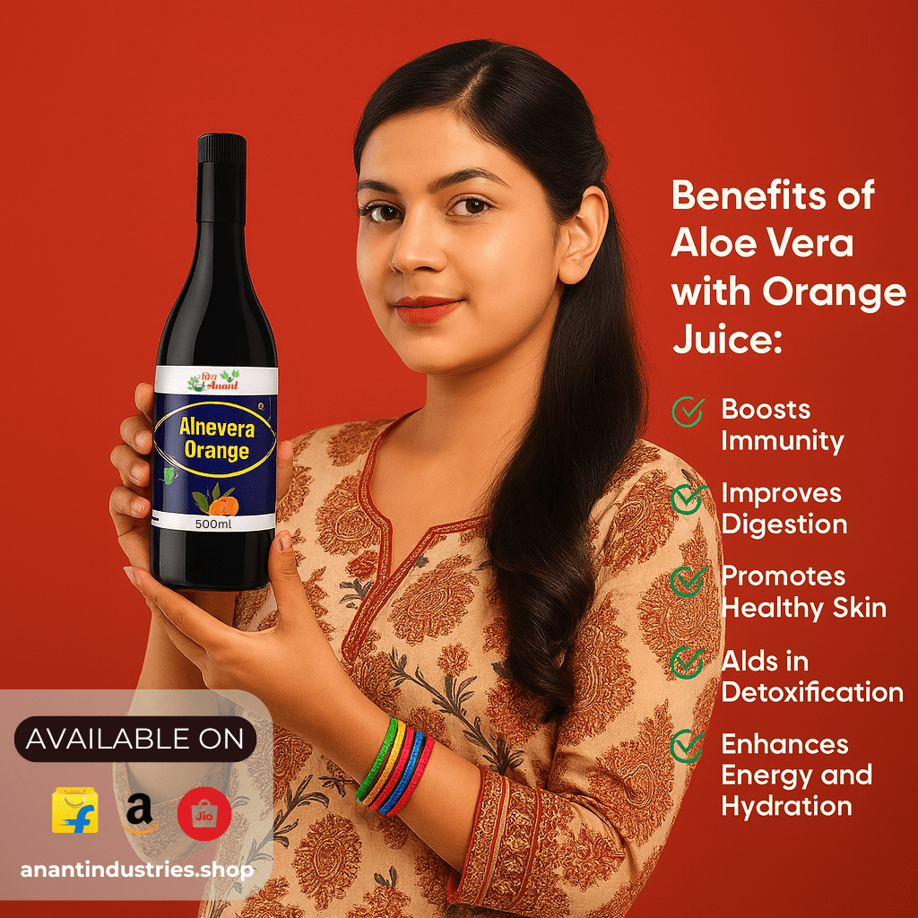 aloe vera with orange juice 500ml