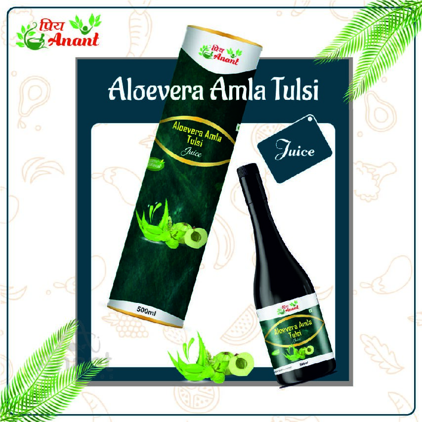Aloe Vera, Amla & Tulsi Juice 500ml - Image 5
