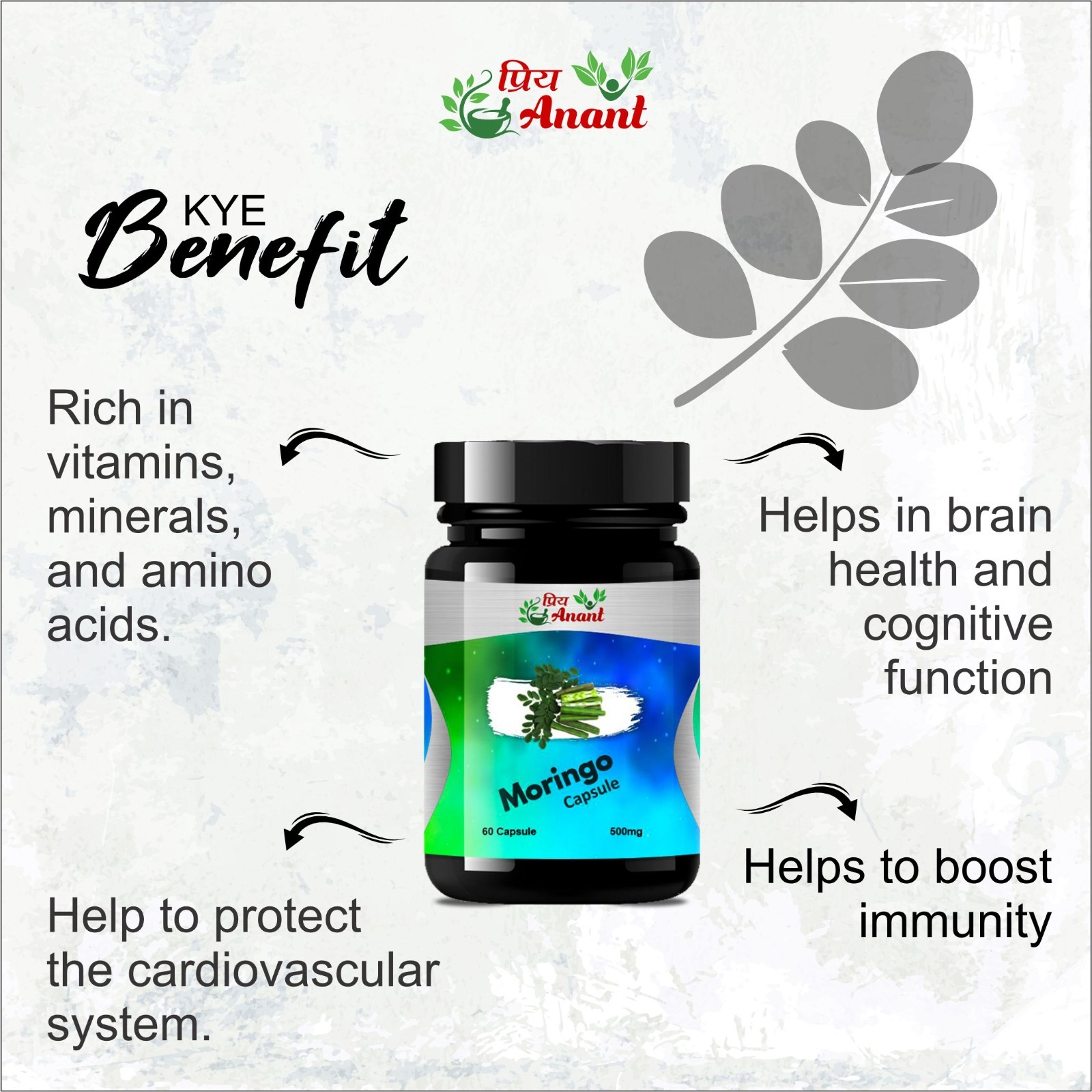 moringa capsules 60 pack